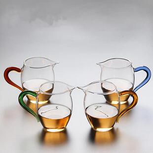 公道杯玻璃功夫茶具公杯分茶器耐热加厚高鹏硅玻璃配件茶器日式