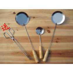 莆田泉州山腰前黄浮粿工具葱饼瓢牡蛎饼瓢平底勺油饼勺子海蛎饼勺