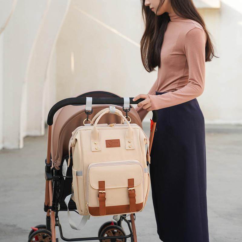 中点高级感母婴妈咪包2025新款外出遛娃轻便防水大容量旅行双肩包,箱包皮具/热销女包/男包,双肩背包,淘宝优惠券,粉丝福利购,淘宝优惠卷