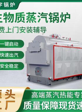 手动卧式2.5吨T4T6T燃煤生物质颗粒卧式蒸汽锅炉智能电加热