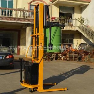 半电动油桶堆放车YL50电动油桶堆高车