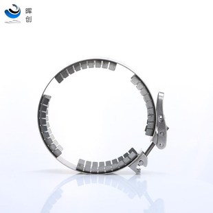 开口反应瓶夹子 反应器/反应釜夹具抱箍卡箍实验室反应瓶配套夹子