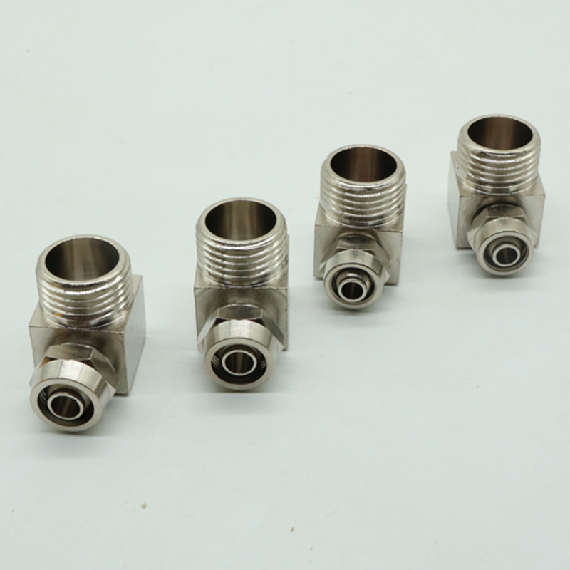 气动配件软管快速转接头6MM10气管快拧直通接头PL8-02螺纹3分g1/2