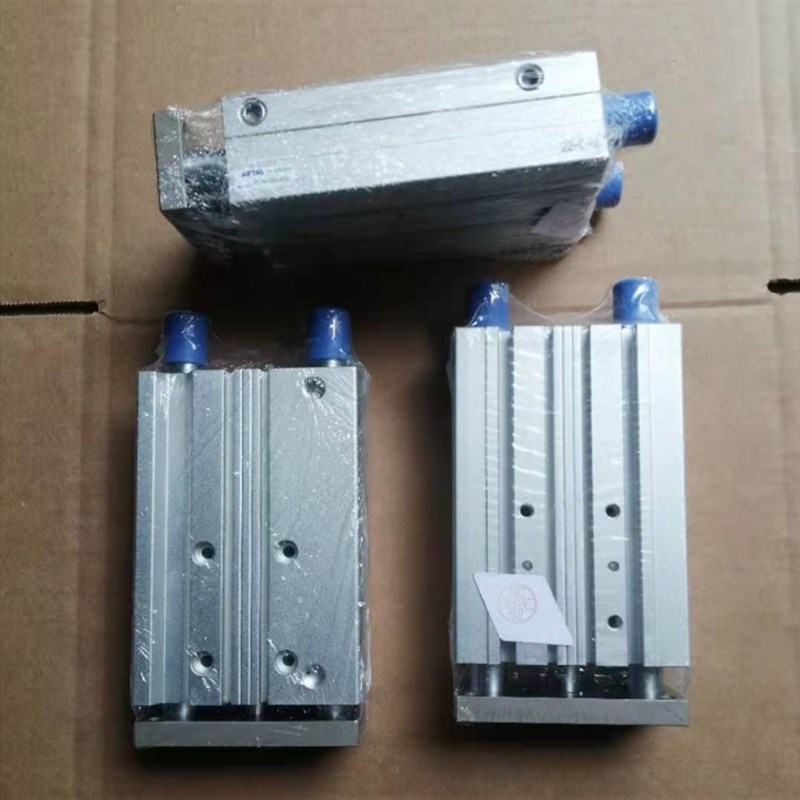 码垛抓手亚德客气缸MGCE63-75S码垛气缸SMC气缸带气缓冲带磁性