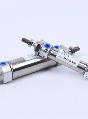 亚德客小型迷你气缸MFC20/25/32/40X25X50X75X100X125X150X175SCA