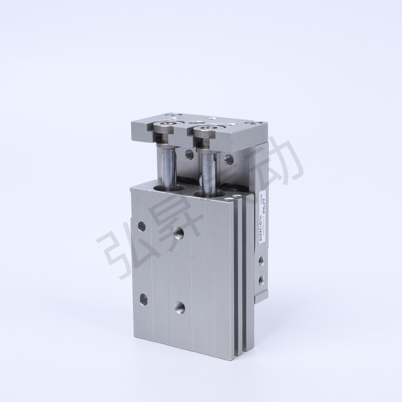 亚德客小型气动HLQ16滑台气缸HLQ6/8/12/20/X10X20X30X40X50X75-S
