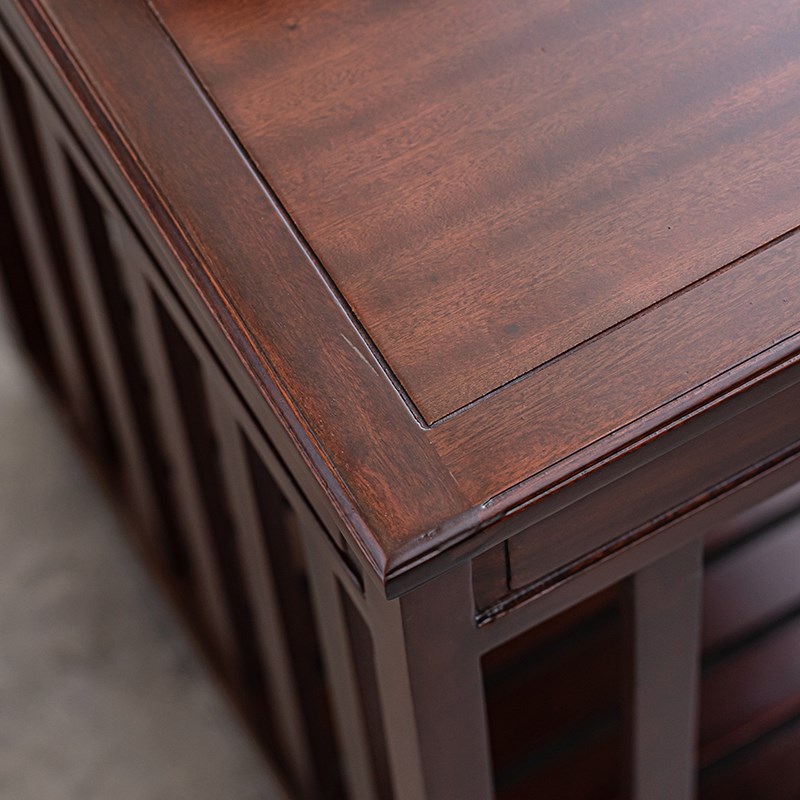 茶水柜新中式实木移动茶桌餐边柜子家用客厅办公室带轮茶边柜