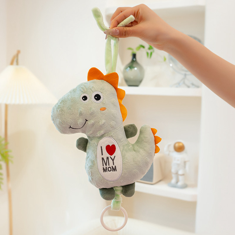 婴儿宝宝音乐拉铃车挂床头风铃车载安全座椅摇铃安抚玩具玩偶01岁