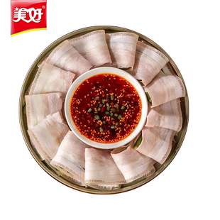 美好大刀白肉蒜泥白肉熟食下酒菜半成品即食凉拌肉140g*50袋商用