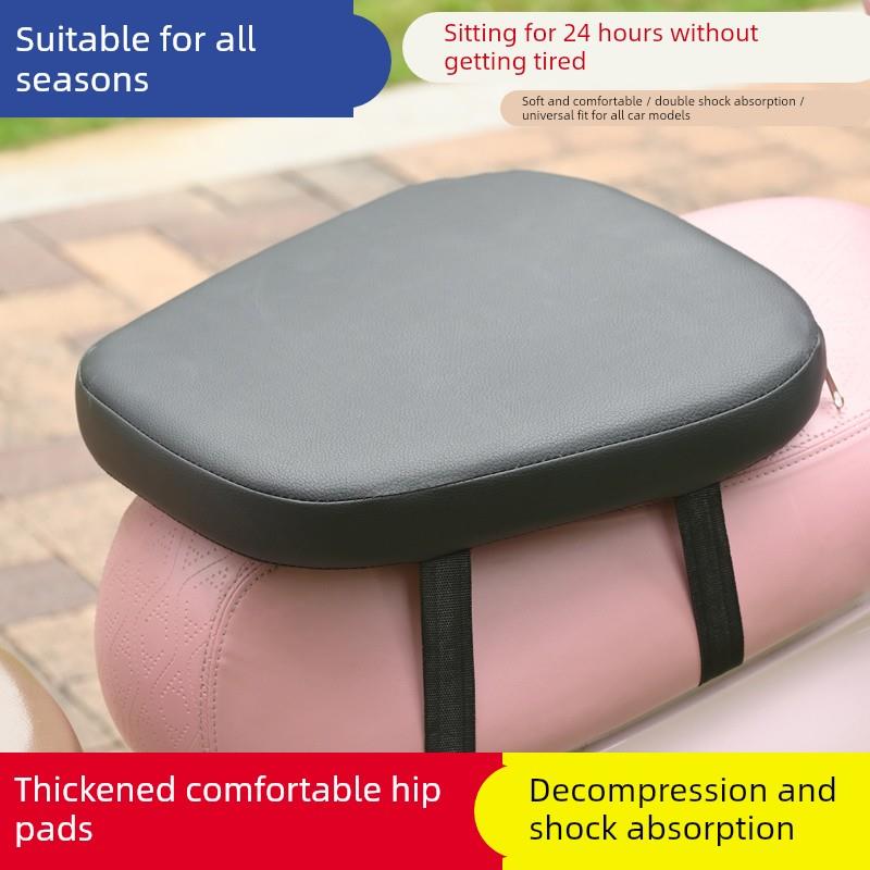 电动车坐垫双气囊电动车坐垫加厚海绵通用加高减震耐磨神器