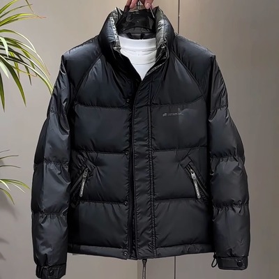 品牌立领羽绒服男冬季轻薄短款