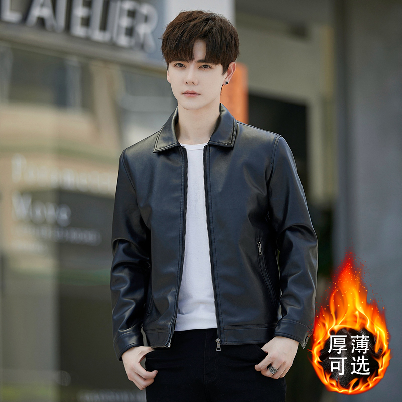 2025新款皮衣外套男高品质绵羊皮