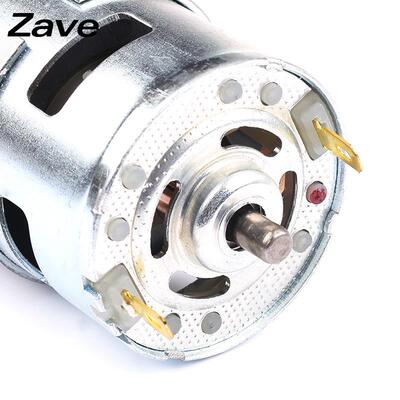 直流775电机大扭矩 双轴承12v24V高速diy大功率强磁电动工具马达