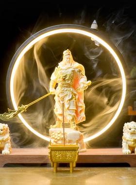 关圣帝君招财关公摆件武财神客厅关二爷神像店铺开 业乔迁新居礼