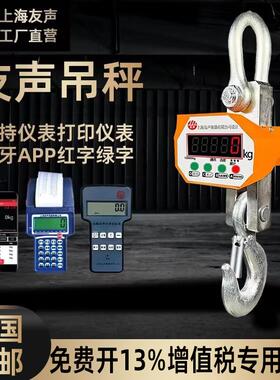 上海友声吊秤1T3T5T10T15T20T33T吊钩秤友声OCS电子吊秤吊钩称