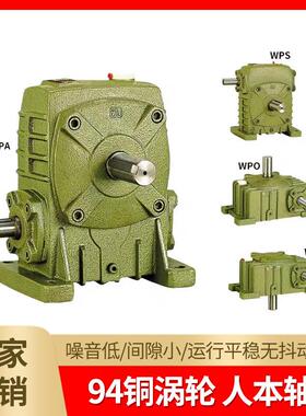 WPA WPX减速机蜗轮蜗杆减速器60 80 100齿轮箱小型涡轮波箱变速箱