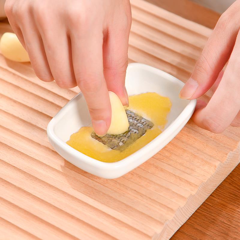 【行业热销】磨姜泥神器日本蒜泥姜蓉研磨盘器碗擦姜末汁磨蒜器磨