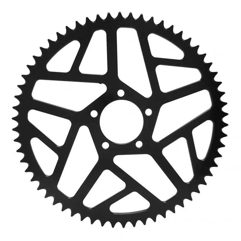 适用虬龙轻蜂Ron S/X 7075越野电动车改装58齿62齿后牙盘链轮链盘