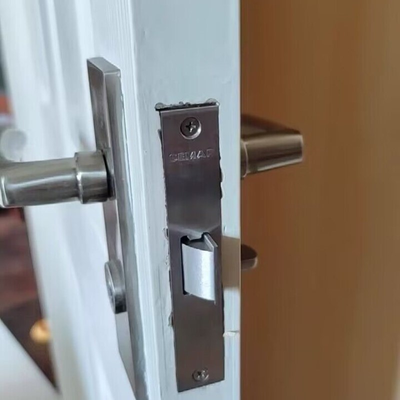 5050单舌锁体4557大斜舌重弹簧不锈钢锁体卫生间浴室门锁锁体配件