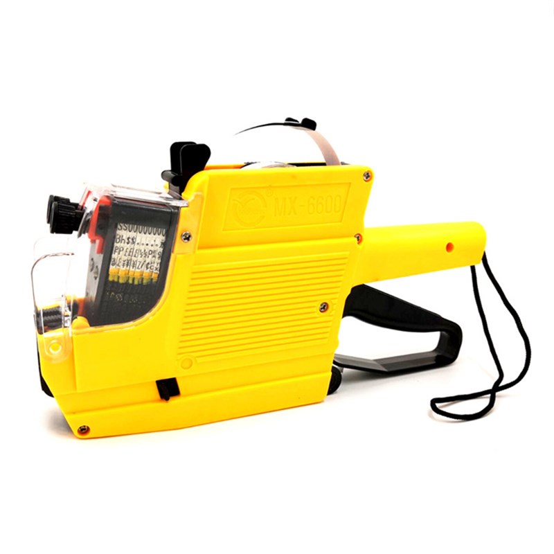 包邮双排10位英文字母版打码机 价格标签标价机 码数价签纸打价机