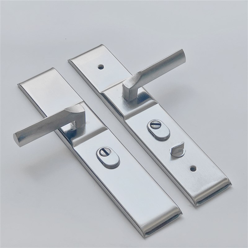 防盗门把手铝合金拉手锁具执手包邮标准孔距房门锁大门锁出租门锁