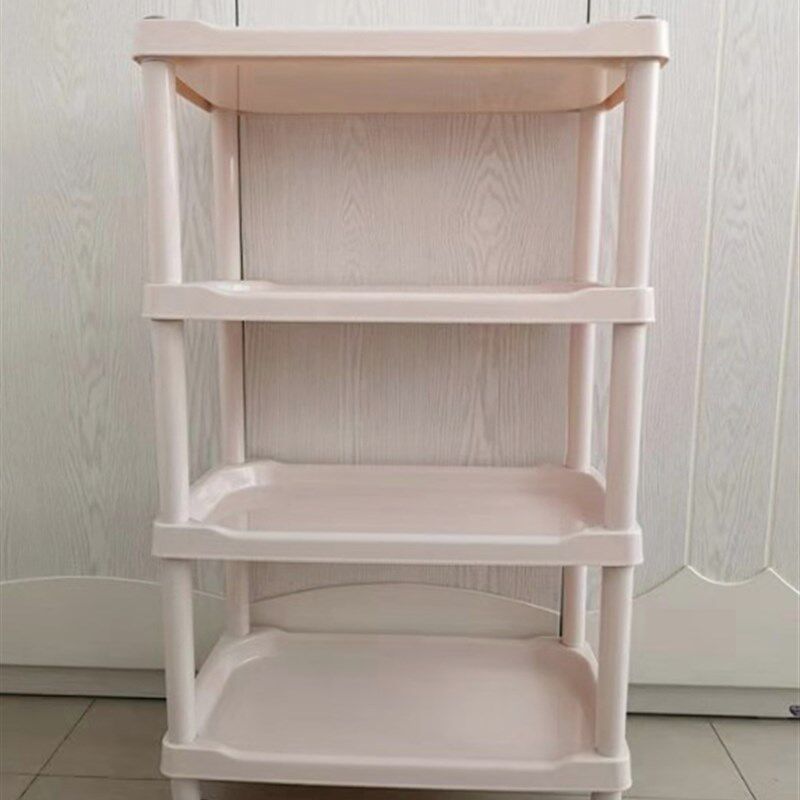 新品塑料浴室卫生间置物落地收纳客厅厨房储物整理架加厚承重包邮