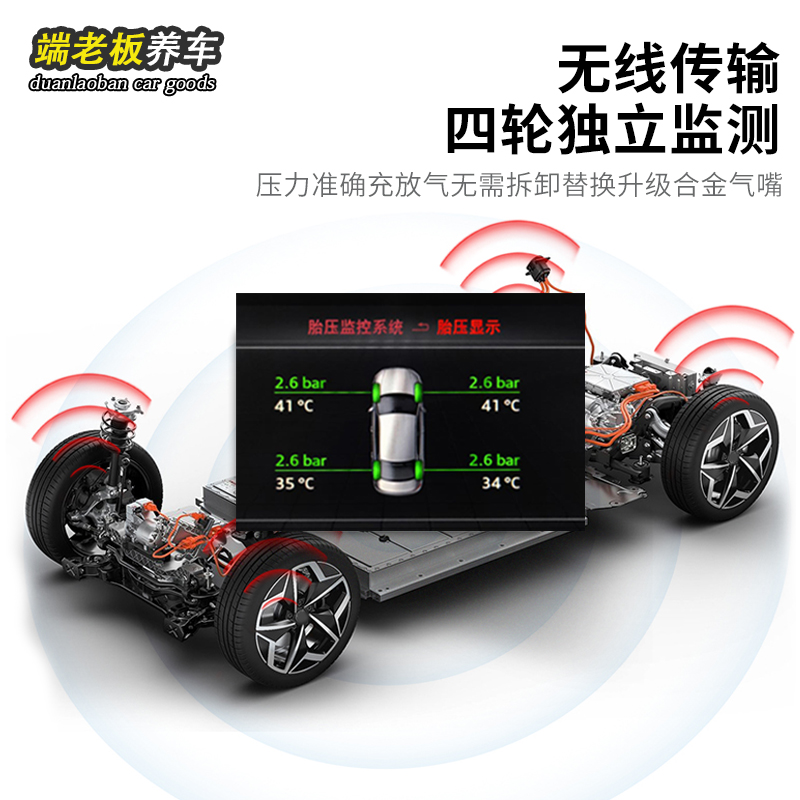 适用于奥迪A3/A4L/A5/A6L/A7/Q2/Q5L/Q7二代胎压监测原厂改装显示