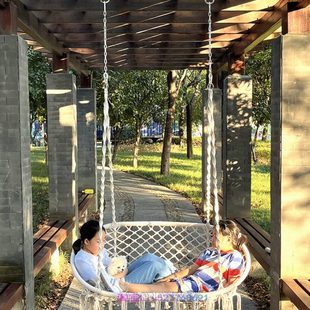 家用室内吊床吊篮双人秋千吊椅户外沙发阳台阳光房摇篮网红庭院