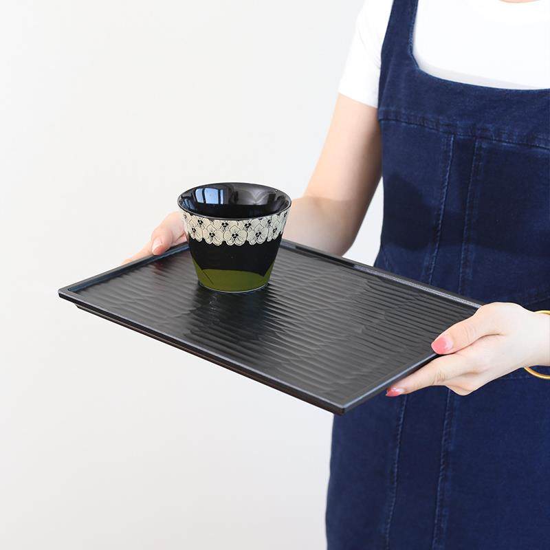 中古vibes日系托盘长方形茶杯酒店客厅香薰端盘玄关首饰水壶收纳