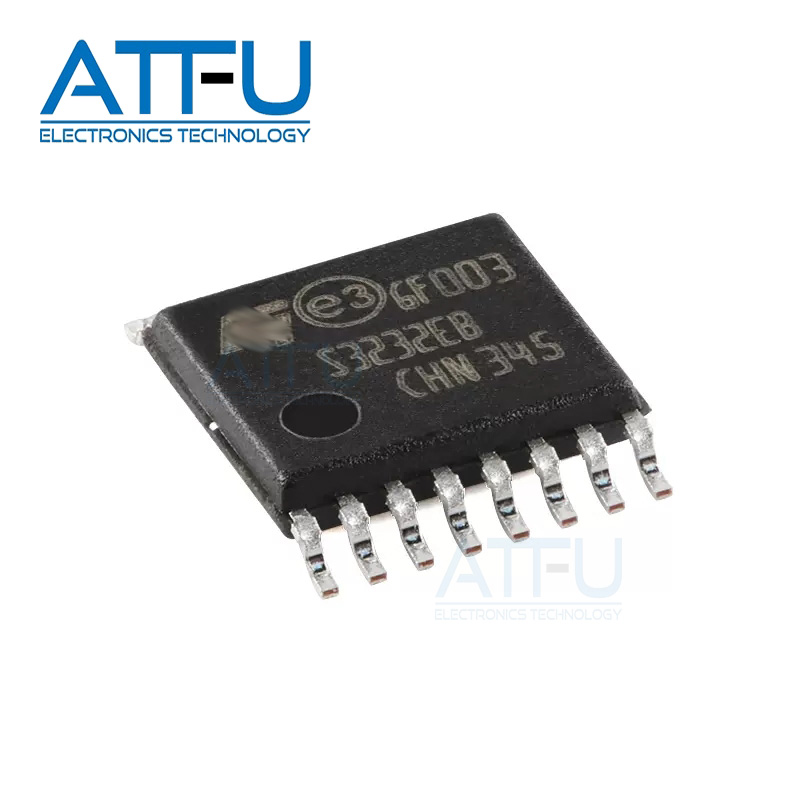 ST3232EBTR TSSOP-16 ESD保护RS-232驱动器接收器芯片 全新原装