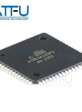 ATMEGA169PA-AU 贴片TQFP-64 8位微控制器芯片 全新原装正品