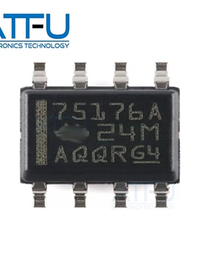 SN75176ADR SOIC-8 丝印75176A 差动总线收发器芯片 全新原装