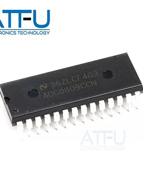 ADC0809CCN 直插DIP-28 8位模数A/D转换器芯片 全新原装