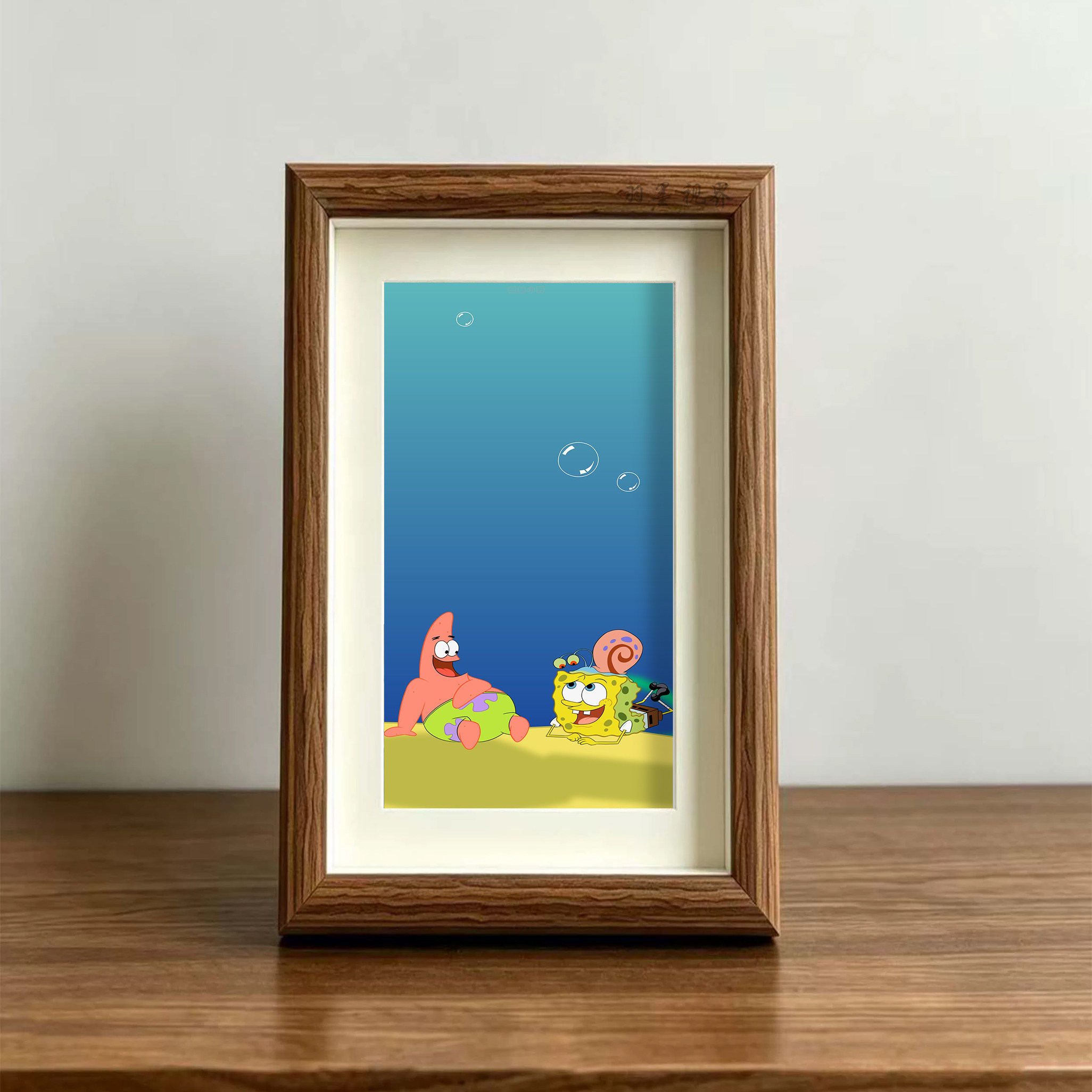 治愈系海底海绵宝宝成品装饰相框