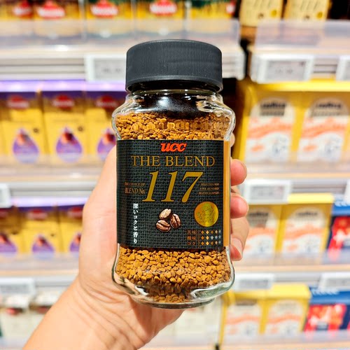胖东来UCC117速溶咖啡70g罐装