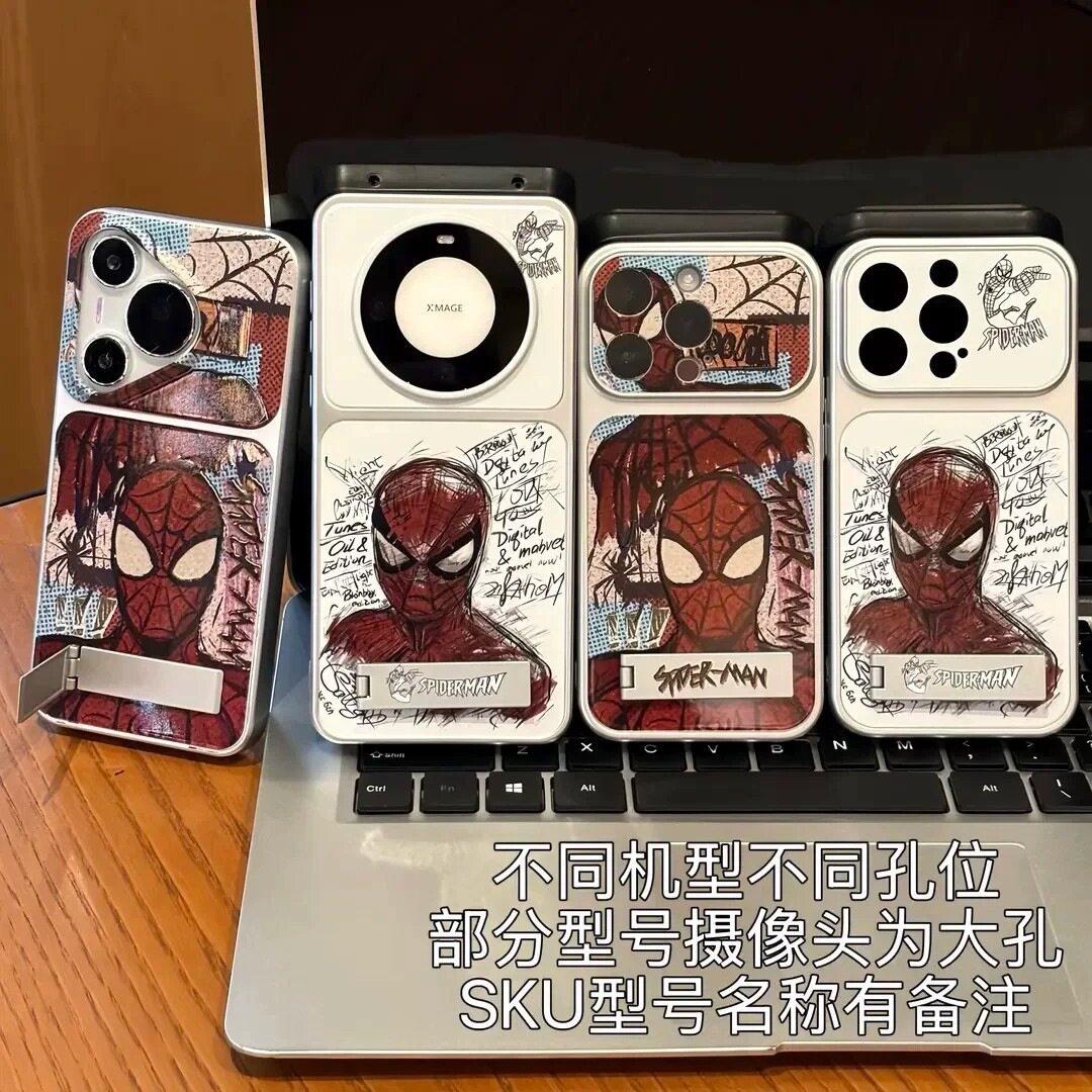 素描蜘蛛侠适用苹果17PRO