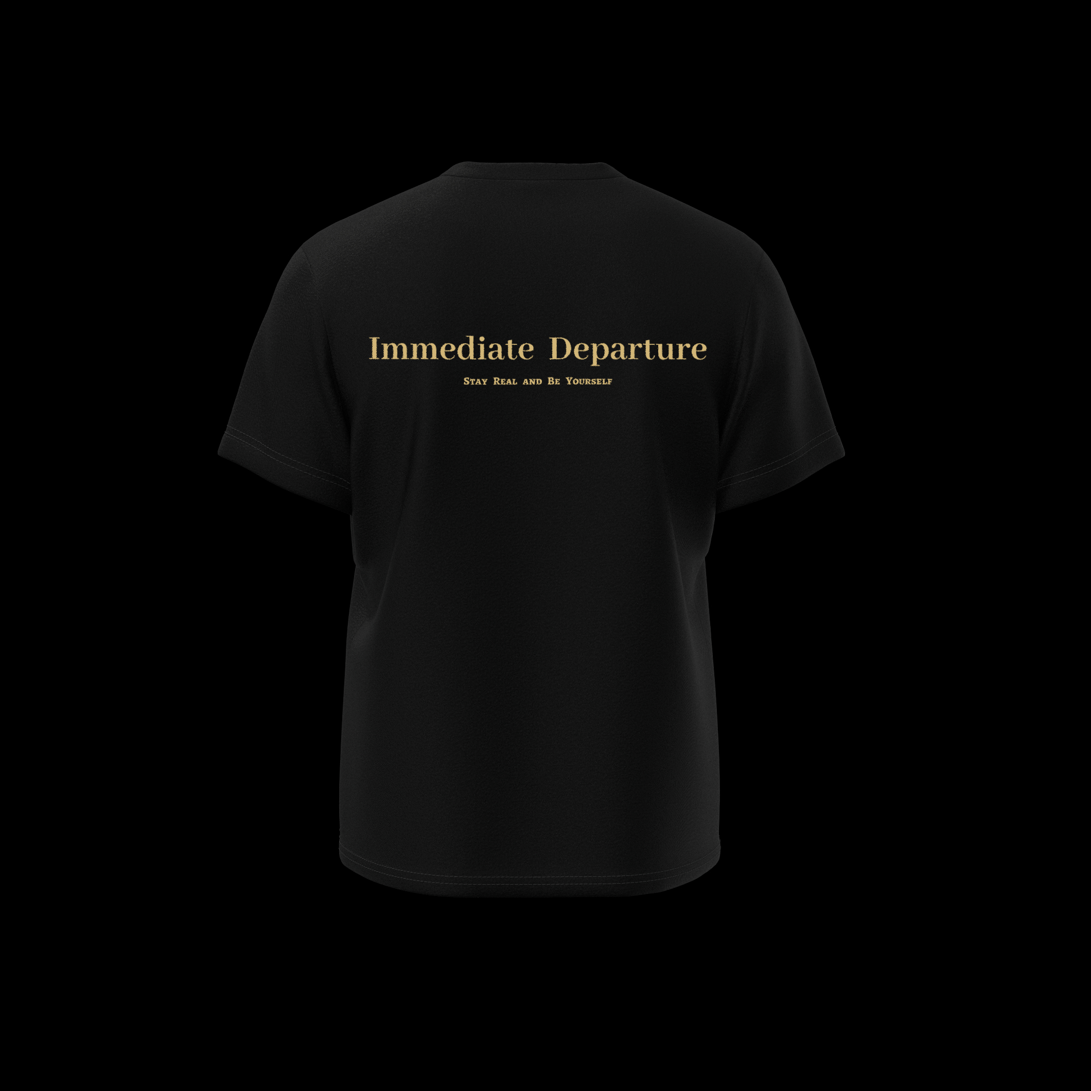 Immediatedeparture简约印花T恤