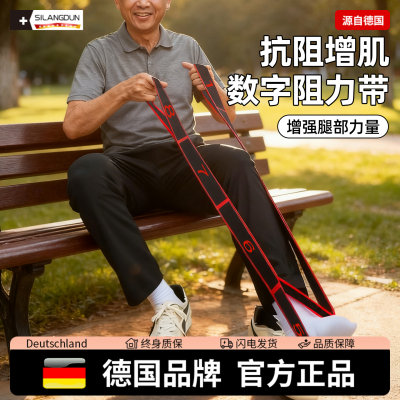 德国-SLD/抗阻力数字弹力带健身