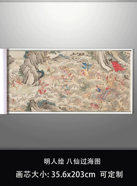 11明人绘八仙过海图牛津大学博