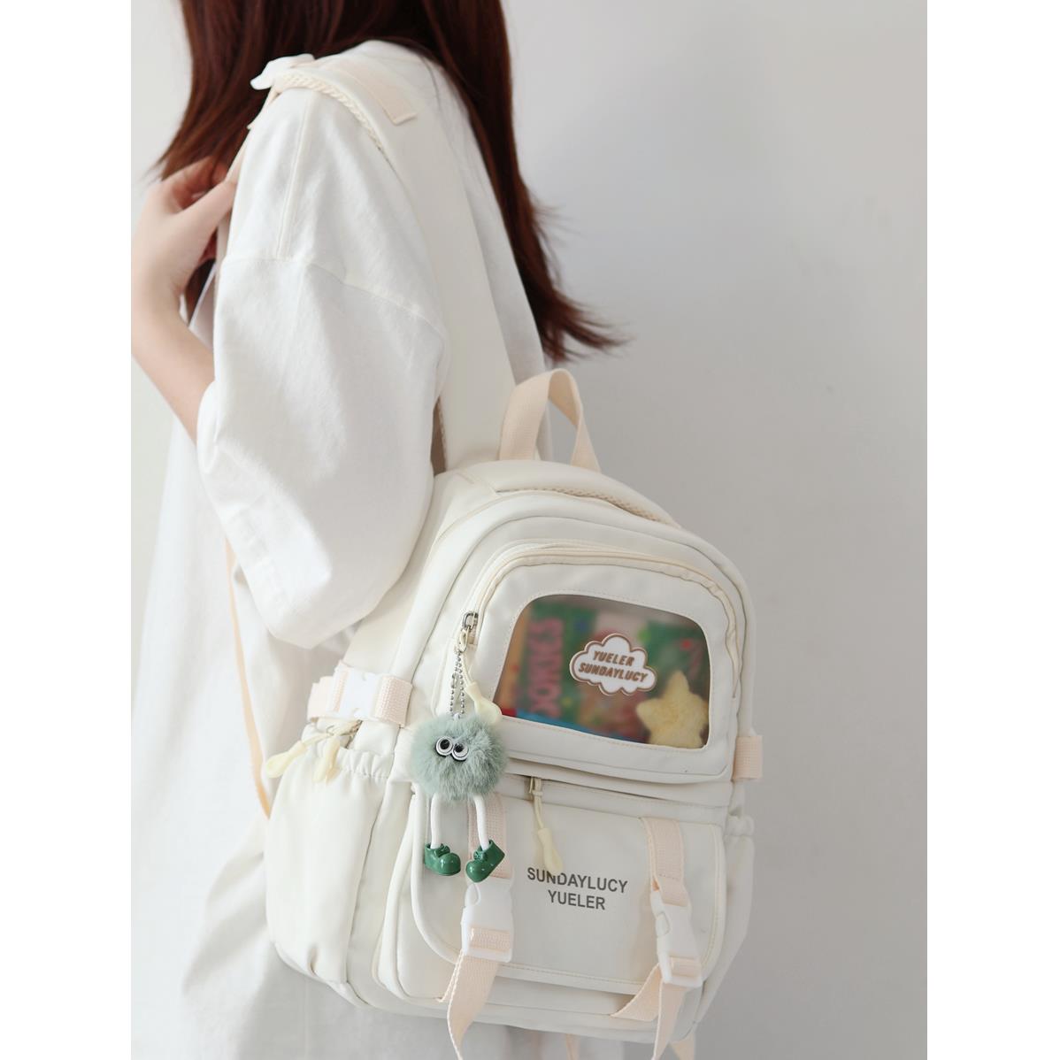 高颜值小书包女生儿童轻便外出双肩包小号学生春游小众痛包小揹包