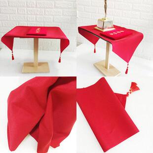 开业剪彩托盘盖布长方形防滑盖布颁奖托盘盖布裁剪加工不支持退换