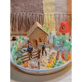 感官盆蒙氏早教益智玩具训练儿童游戏道具收纳游戏景观装饰男女孩