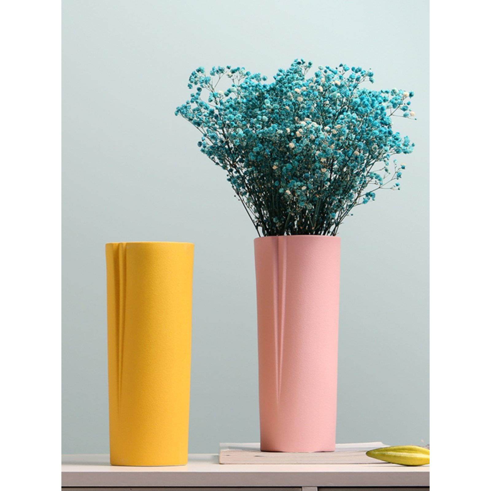 北欧创意陶瓷花瓶客厅插花莫兰迪简约电视柜玄关餐桌家居装饰摆件,家居饰品,花瓶,淘宝优惠券,粉丝福利购,淘宝优惠卷