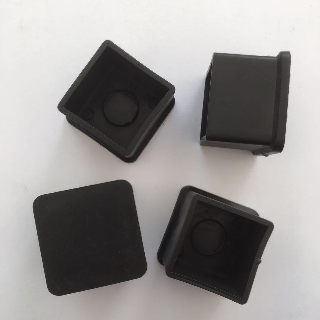 45*45方形外套PVC软胶套桌子橡胶外套椅子防滑脚套方管堵头皮塞