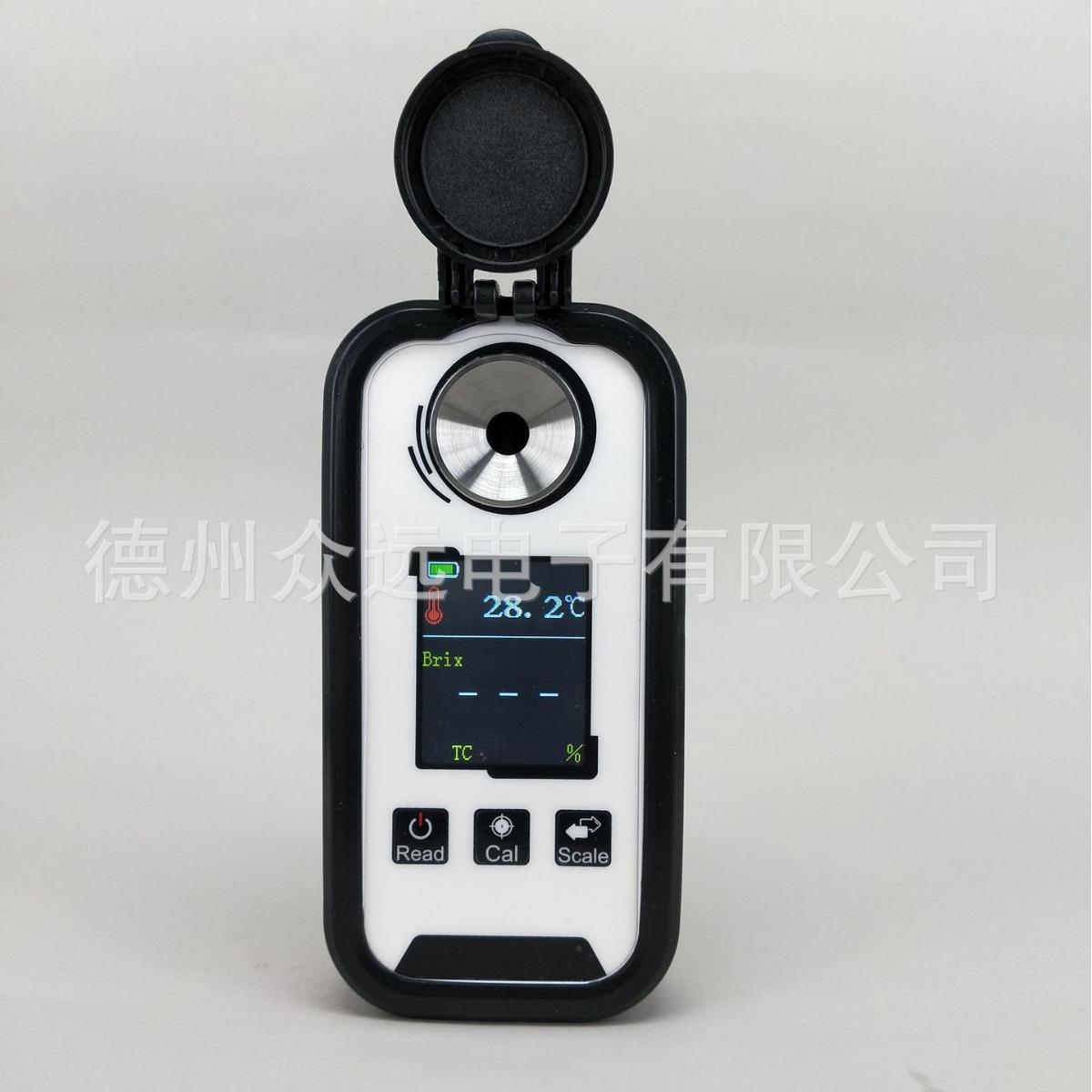 数显DR922-D充电款核糖水溶液检测浓度仪电子彩屏折射光仪