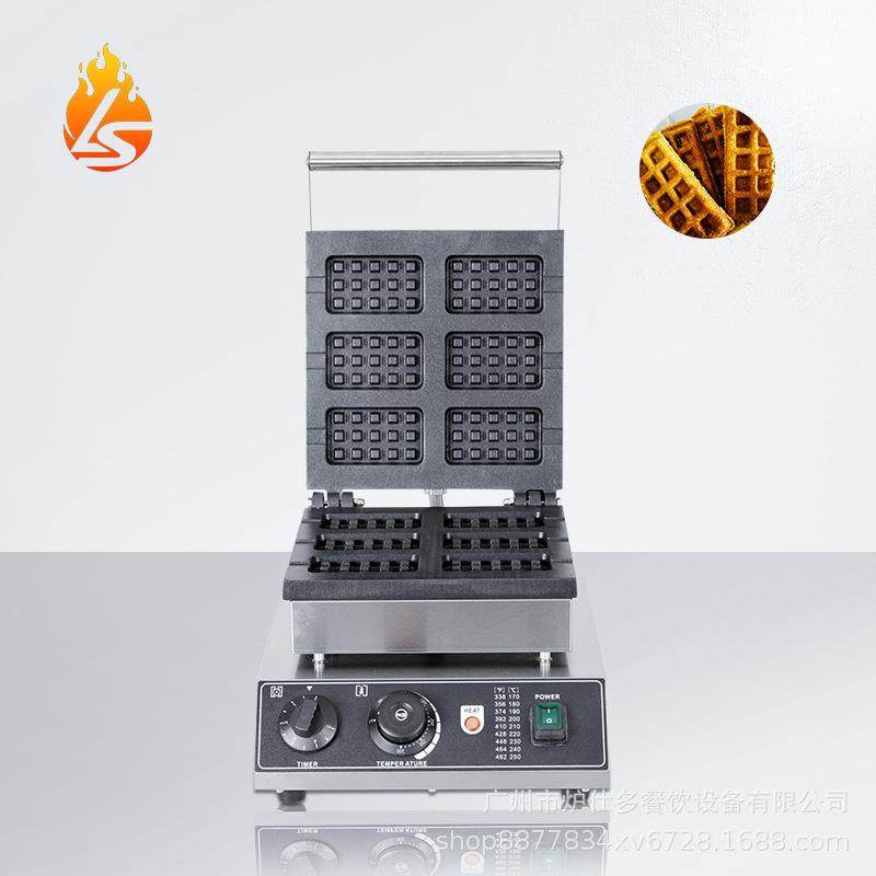 跨境方形六片华夫炉小格子烤饼机双面加热松饼机四片九片华夫饼机,厨房电器,其他商用厨电,淘宝优惠券,粉丝福利购,淘宝优惠卷