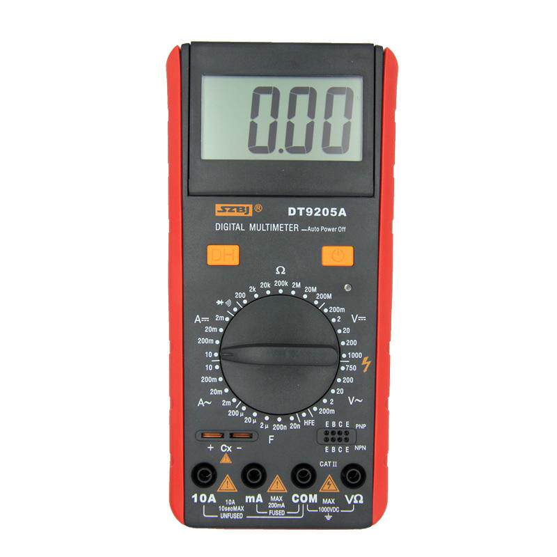 深圳滨江手持式数字万用表DT9205A+鸣保护免电容烧蜂全自动关机