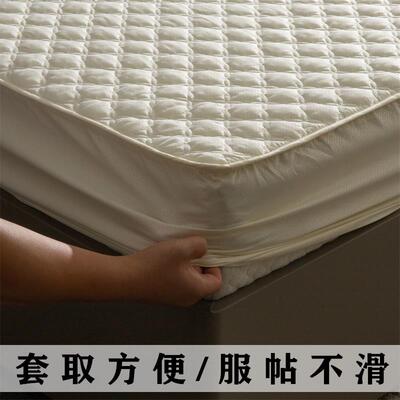 纯棉床笠单件1.2/1.35/1.5m1.8米2x2.2全棉夹棉床罩1.9床垫套2.0m