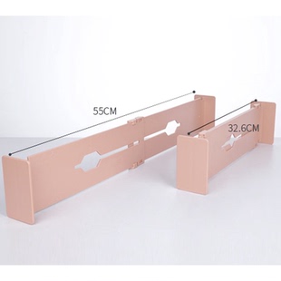 78no6am可自由伸缩隔板整理抽屉长短调节衣柜分类归纳分隔衣物收