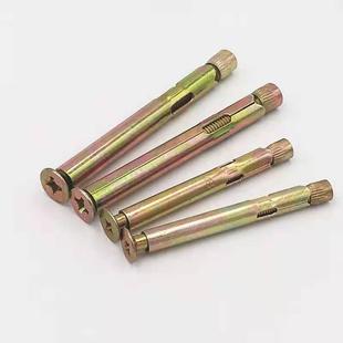 十字沉头内膨胀螺丝大全平头拉爆顶爆6mm8mm打入式铁膨胀螺丝吊顶